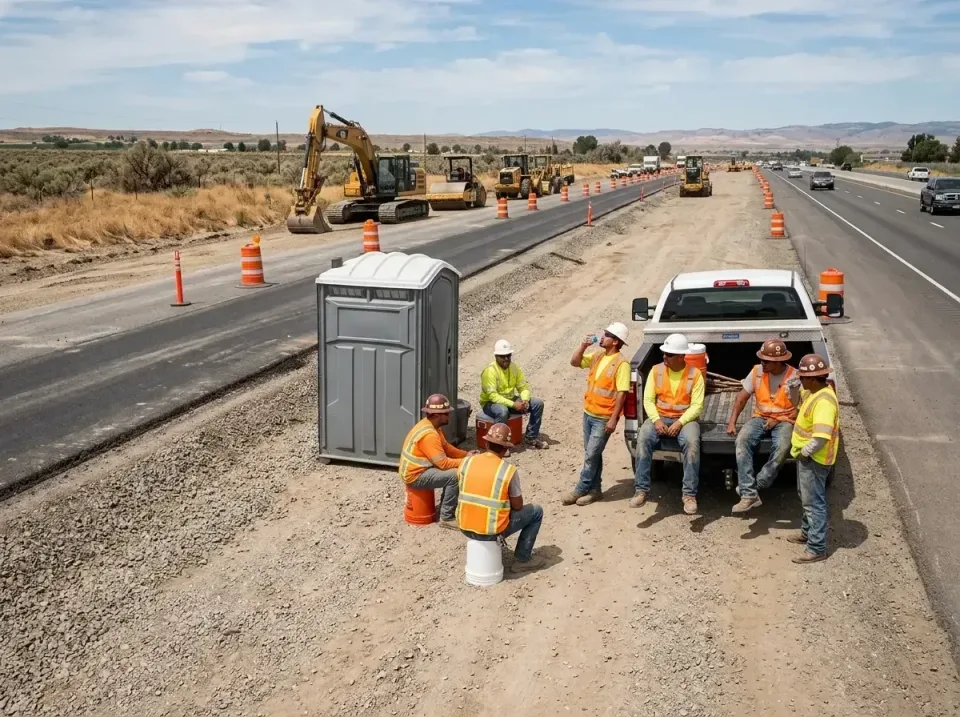 highway-road-construction-crew-007 — frequently asked questions, Porta Potty and Restroom Rentals in Whitemarsh Island, GA